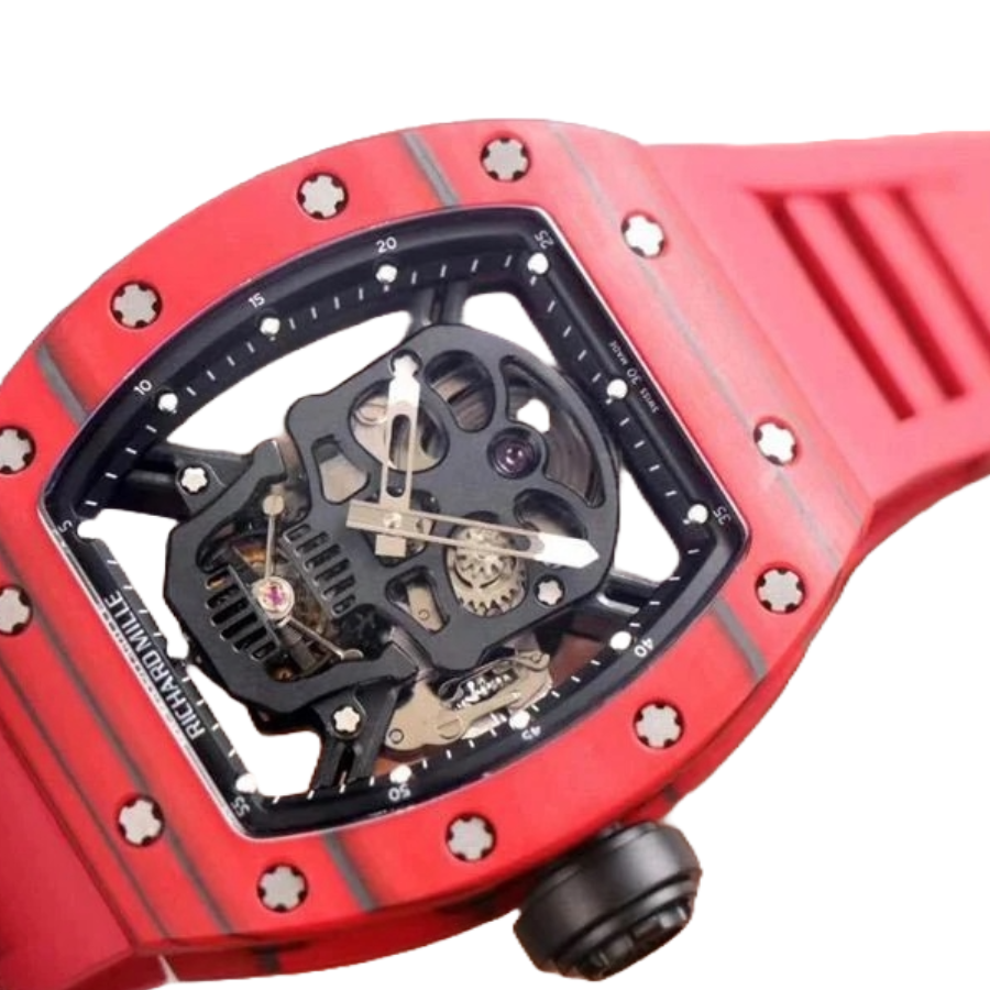 richard-mille-rm52-01-red-case-replica-5 Richard Mille RM 52-01 Tourbillon Red Case Pro Clone 1:1 - Image 1