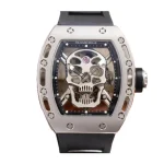 Richard Mille RM 52-01 Tourbillon “Skull” Grey Exclusive Clone Edition - Image 6