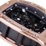 Richard Mille RM 52-01 Tourbillon “Skull” Dial Rose Gold Detailed Replica - Image 7
