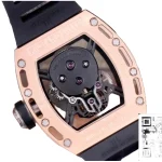 Richard Mille RM 52-01 Tourbillon “Skull” Dial Rose Gold Detailed Replica - Image 2