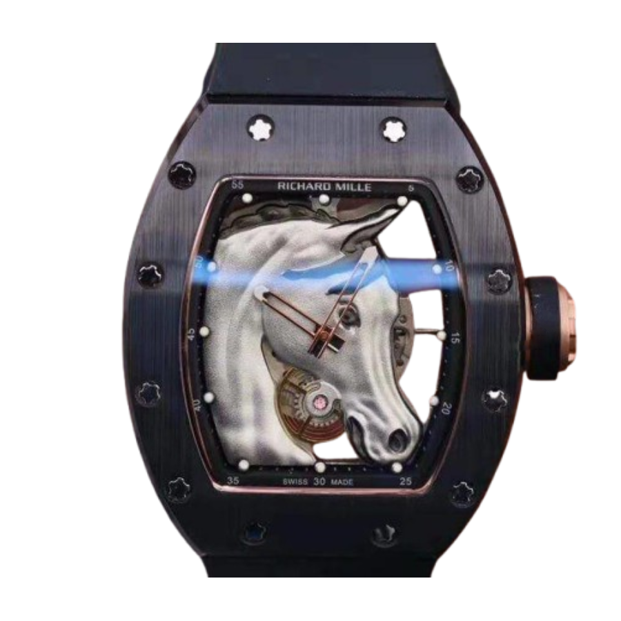 richard-mille-rm52-02-horse-dial-replica-1 Richard Mille RM 52-02 “Horse” Ultra Realistic Replica - Image 1