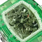 Richard Mille RM 56-01 Tourbillon Green Transparent Superior Replica - Image 2