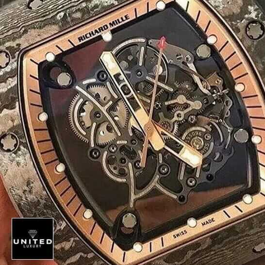 Richard Mille RM 055 "Bubba Watson" Perfect Clone Quality unitedluxury rm 055 22 Richard Mille Skeleton Brown Replica front view